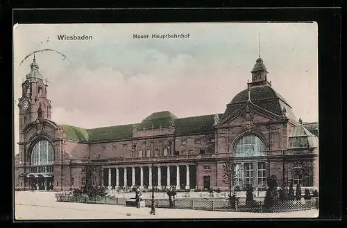AK Wiesbaden, Neuer Hauptbahnhof