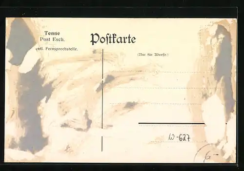 AK Tenne im Taunus, Landschaftsbild mit Forsthaus