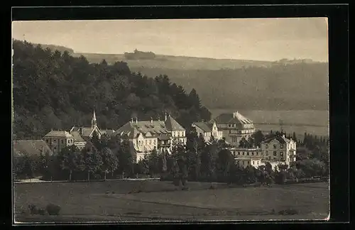 AK Biberach a. d. Riss, Ortsansicht mit Jordanbad