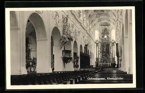 AK Ochsenhausen, Inneres der Klosterkirche