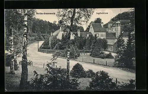 AK Berlin-Grunewald, Jagdschloss