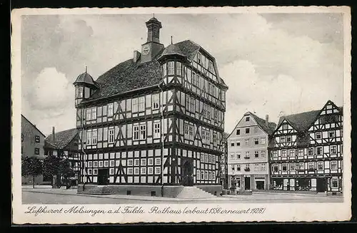 AK Melsungen a. d. Fulda, Rathaus (erbaut 1556, erneuert 1928)
