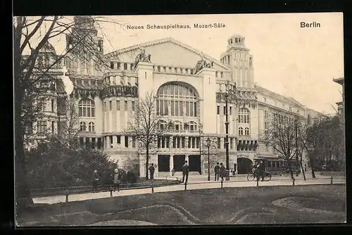 AK Berlin, Neues Schauspielhaus, Mozart-Säle, Nollendorfplatz