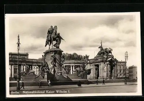 AK Berlin, Nationaldenkmal Kaiser Wilhelm I.