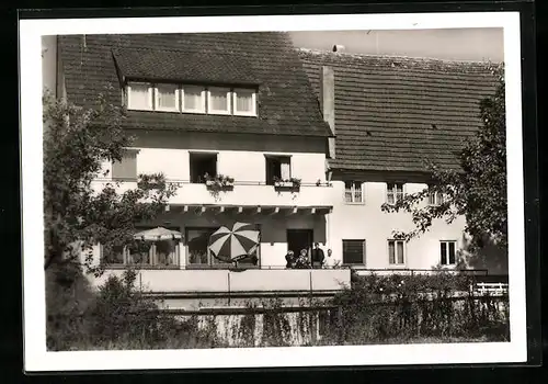 AK Reichenbach /Rechberg, Gasthaus Zur Rose