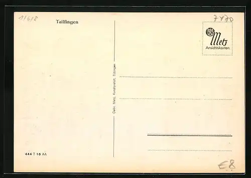 AK Tailfingen, Totalansicht aus der Luft