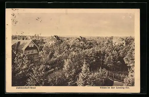 AK Zehlendorf-West, Villen in der Lessingstrasse