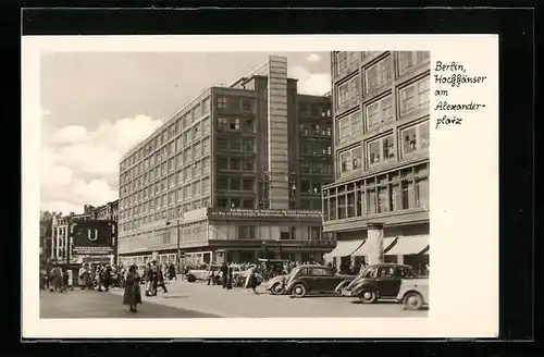 AK Berlin, Hochhäuser am Alexanderplatz