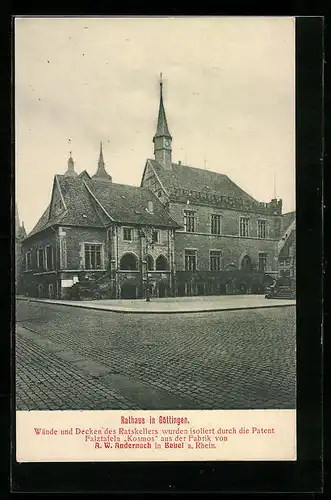 AK Göttingen, am Rathaus