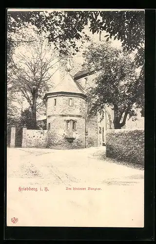 AK Friedberg i. H., am hinteren Burgtor