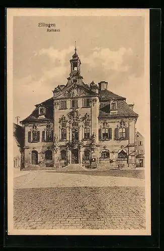 AK Ellingen, vor dem Rathaus