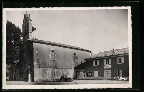 AK Lalevade-d`Ardeche, Place de la Mairie