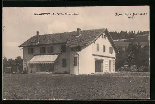 AK St-Agrève, la Villa Chantoisel