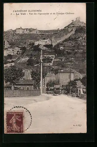 AK Le Teil, Vue du Pigeonnier et de l`ancien Chateau