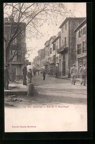 AK Le Teil, Rue de la République