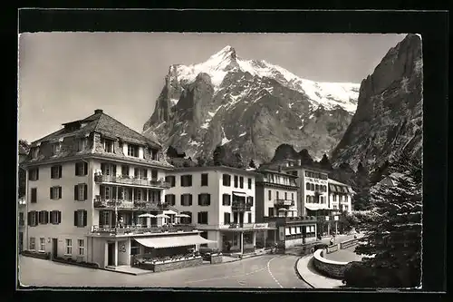 AK Grindelwald, Central Hotel Wolter und Wetterhorn