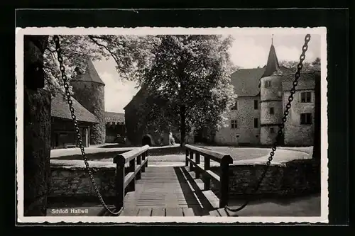 AK Hallwil, Schloss mit alter Zugbrücke