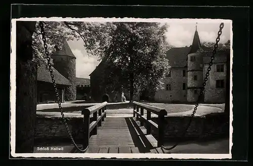 AK Hallwil, Schloss mit alter Zugbrücke