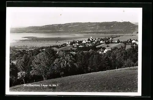 AK Wolfhalden, Panoramablick von der Bergwiese aus
