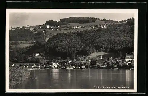 AK Walzenhausen, Blick vom Rhein