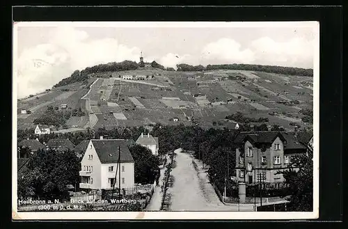 AK Heilbronn a. N., Blick auf den Wartberg