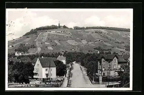 AK Heilbronn a. N., Blick auf den Wartberg