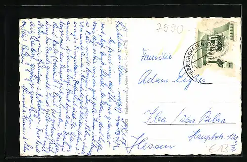 AK Fischbach / Bodensee, Ortsansicht mit Hotel Löwen