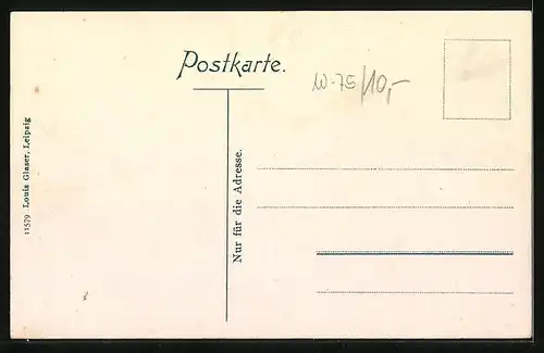 AK Karlsruhe i. B., Karl-Friedrich-Strasse mit Strassenbahn