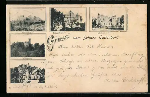 AK Coburg, Schloss Callenberg, Restaurant, Schloss Rosenau