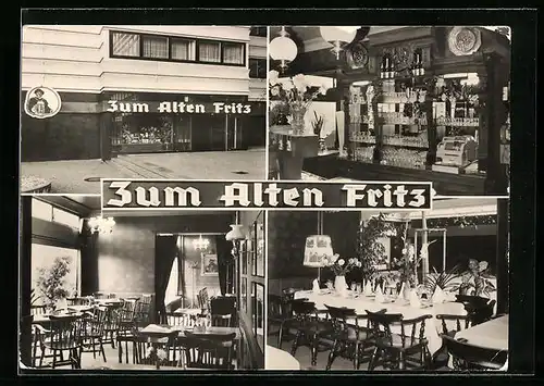 AK Berlin, Gasthaus Zum Alten Fritz, Lindenstrasse 77