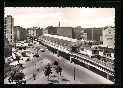 AK Berlin-Kreuzberg, Kottbusser Tor aus der Vogelschau