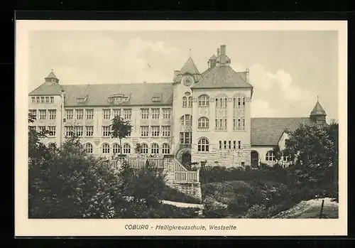 AK Coburg, Heiligkreuzschule, Westseite