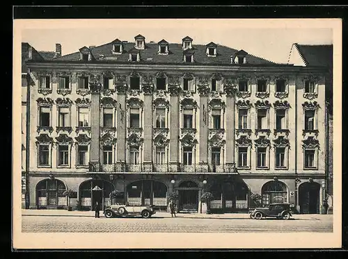 AK Augsburg, Hotel Drei Mohren in der Maximilianstrasse