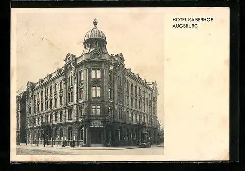 AK Augsburg, Hotel Kaiserhof