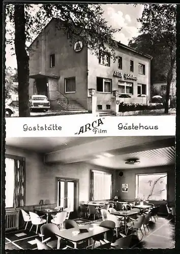 AK Berlin-Charlottenburg, Gaststätte ARCA, Interieurs, Havelchaussee 59