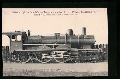 AK Schnellzugslokomotive der Kgl. Preuss. Staatsbahn S. 7.