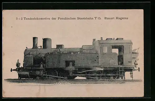 AK Tenderlokomotive der Preussischen Staatsbahn, Bauart Hagerns