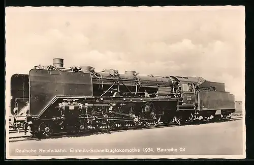 AK Deutsche Reichsbahn, Einheits-Schnellzuglokomotive 1934, Baureihe 03