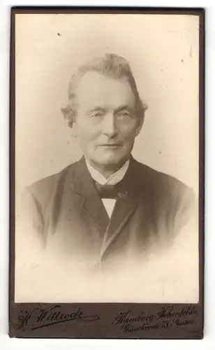 Fotografie H. Wittrock, Hamburg-Hohenfelde, älterer Herr Christian Ernst Ballin