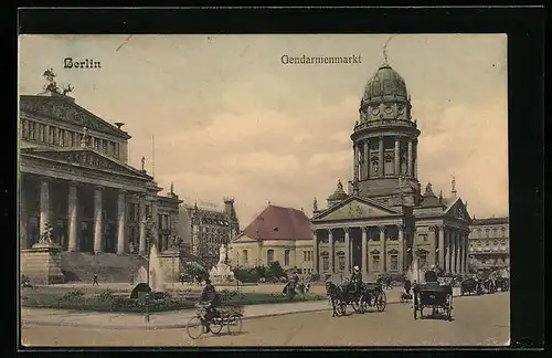 AK Berlin, Partie am Gendarmenmarkt