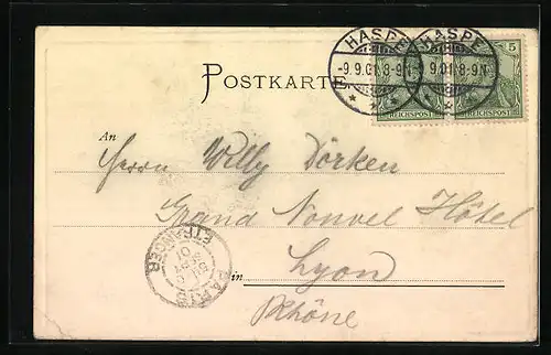 AK Elberfeld, Ratskeller, Innenansicht