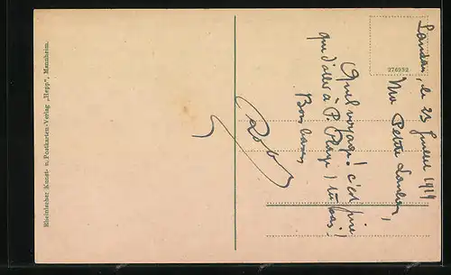 AK Landau /Pfalz, Blick in die Rheinstrasse