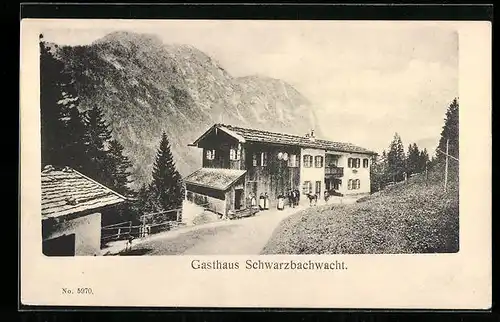 AK Ramsau, Gasthaus Schwarzbachwacht