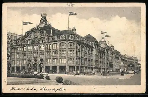 AK Berlin, Kaufhaus Hertie am Alexanderplatz