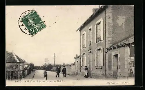 AK Joué-L`Abbé, Ecole des Garcons et Mairie