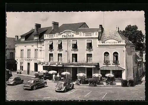 AK La Chartre-sur-Loir, Hotel de France