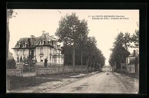 AK La Ferte-Bernard, Entree de Village, Avenue de Paris