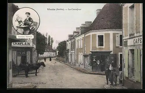 AK Vivoin, Le Carrefour, Costume Sarthois