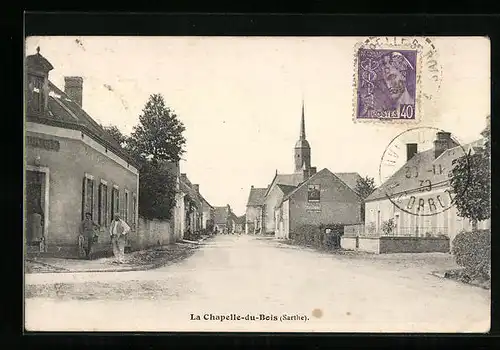 AK La Chapelle-du-Bois, Rue Principale