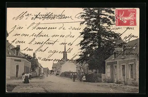 AK La Chapelle-du-Bois, Rue Principale